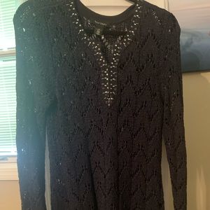 White House Black Market open knit sweater